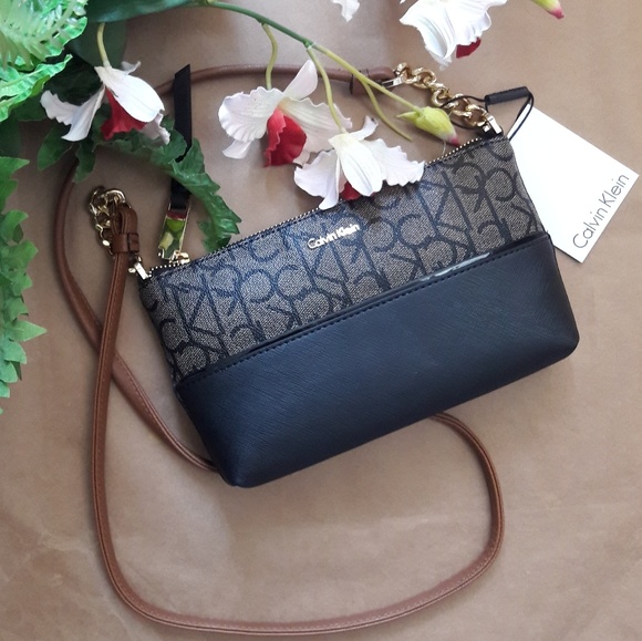 Calvin Klein Handbags - NWT Calvin Klein Logo Mini Crossbody Bag Purse